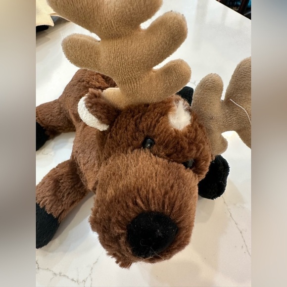 🎄Ganz Webkinz VTG Reindeer  stuffed animal deer plush small no tags - Picture 1 of 6